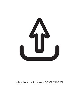 Upload Icon In Trendy  Design Vector Eps 10