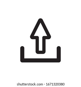 Upload Icon In Trendy  Design Vector Eps 10