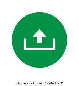 Upload Icon. UI Vector Illustration Sign & Symbol.