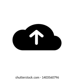 Upload Icon. Uploading, Illustration of Send Data or File As A Simple Vector, Trendy Sign & Symbol for Design, Websites, Presentation / Application. 