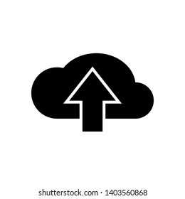 Upload Icon. Uploading, Illustration of Send Data or File As A Simple Vector, Trendy Sign & Symbol for Design, Websites, Presentation / Application. 