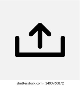 
Upload Icon. Uploading, Illustration of Send Data or File As A Simple Vector, Trendy Sign & Symbol for Design, Websites, Presentation / Application.