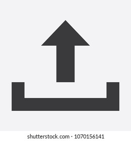 Upload icon. Upload vector