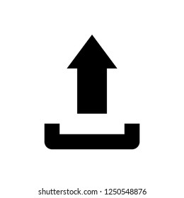 Upload icon vector