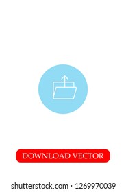 Upload icon, Vector