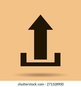 Upload icon - Vector