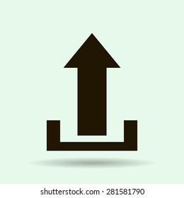 Upload icon - Vector