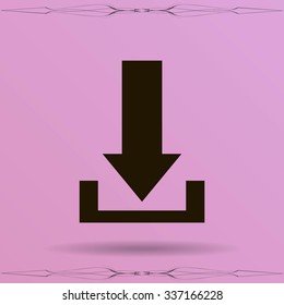 Upload icon - Vector
