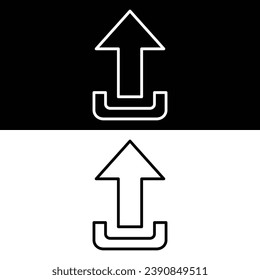 Vorlage zum Hochladen von Symbolvektoren, Schwarz-Weiß-Versionen