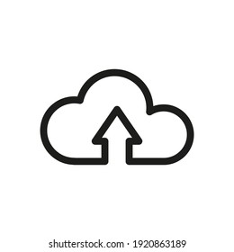 upload icon. upload vector design