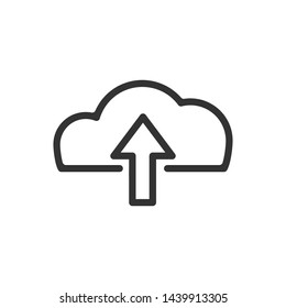 Upload Icon Vector Design Illustration