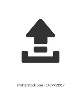 Upload Icon Vector Design Illustration