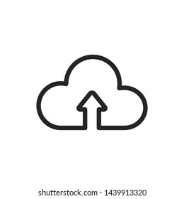 Upload Icon Vector Design Illustration