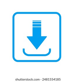 Vector de icono de Cargar. Diseño para redes sociales y aplicaciones móviles.