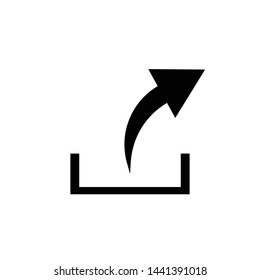 Upload Icon Vector Design Symbol Illustration