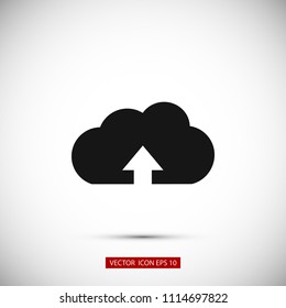 upload icon, Vector EPS 10 illustration style