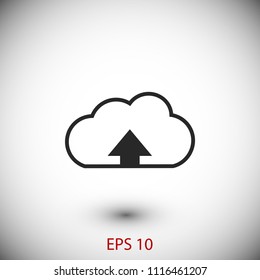 upload icon, Vector EPS 10 illustration style