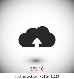 upload icon, Vector EPS 10 illustration style