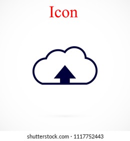 upload icon, Vector EPS 10 illustration style