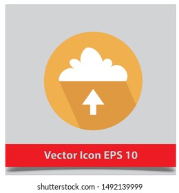 upload icon Vector EPS 10 design template