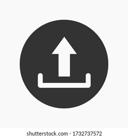 Upload icon  vector eps 10