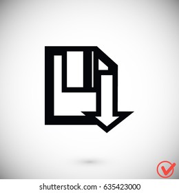 upload icon, Vector EPS 10 illustration style