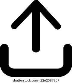 Upload icon vector . Upload file icon in trendy style