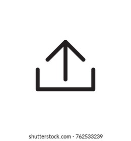 Upload icon Vector illustration, EPS10.