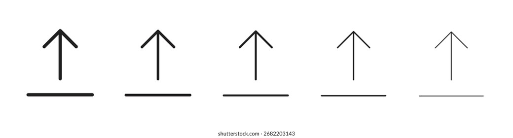 Upload icon vector illustration isolated