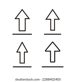 Laden Sie die Vektorgrafik des Symbols hoch. Ladedatenzeichen und -zeichen