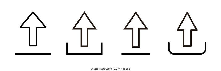 Upload icon vector illustration. load data sign and symbol