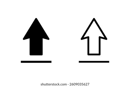 Upload icon vector illustration. load data sign and symbol