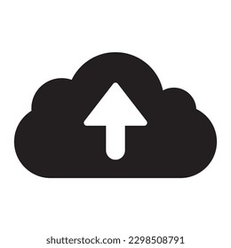 upload icon vector illustration logo design