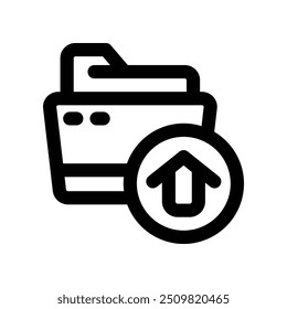 upload icon. vector line icon for your website, mobile, presentation, and logo design.