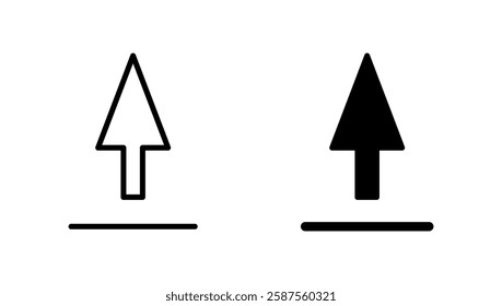 Upload icon vector. load data sign and symbol