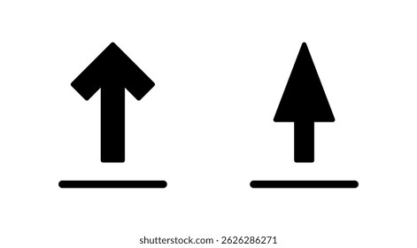 Upload icon vector. load data sign and symbol