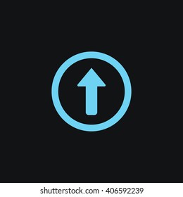 Upload Icon Vector Load Symbol Button 