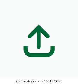 Upload Icon - Vector, Sign and Symbol for Design, Presentation, Website or Apps Elements.