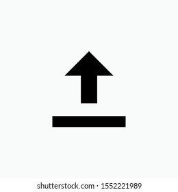 Upload Icon - Vector, Sign and Symbol for Design, Presentation, Website or Apps Elements.