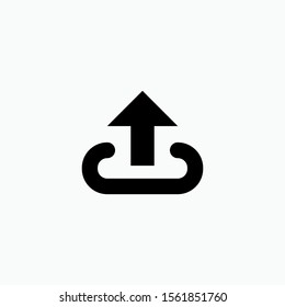 Upload Icon - Vector, Sign and Symbol for Design, Presentation, Website or Apps Elements.