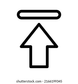 Upload Icon Vector Symbol Design Illustration