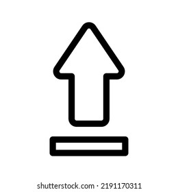 Upload Icon Vector Symbol Design Illustration