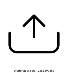 Upload Icon Vector Symbol Design Illustration