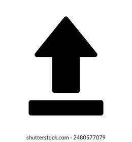 Upload Icon Vector Symbol Design Illustration