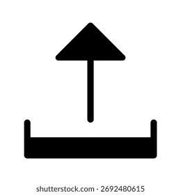 Carregar ilustração de design de símbolo de vetor de ícone