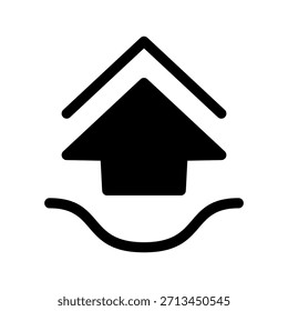 Carregar ilustração de design de símbolo de vetor de ícone