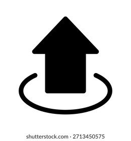 Hochladen Symbol Vektorsymbol Design Illustration