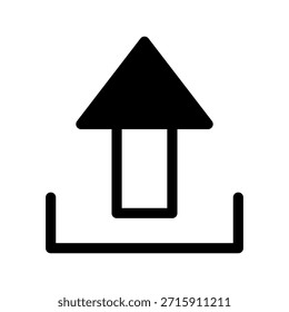 Carregar ilustração de design de símbolo de vetor de ícone