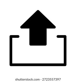 Upload Icon Vector Symbol Design Illustration