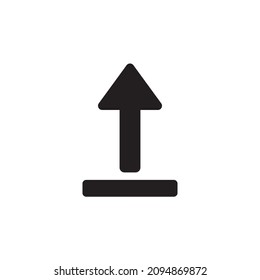 upload icon vector symbol isolated illustration
